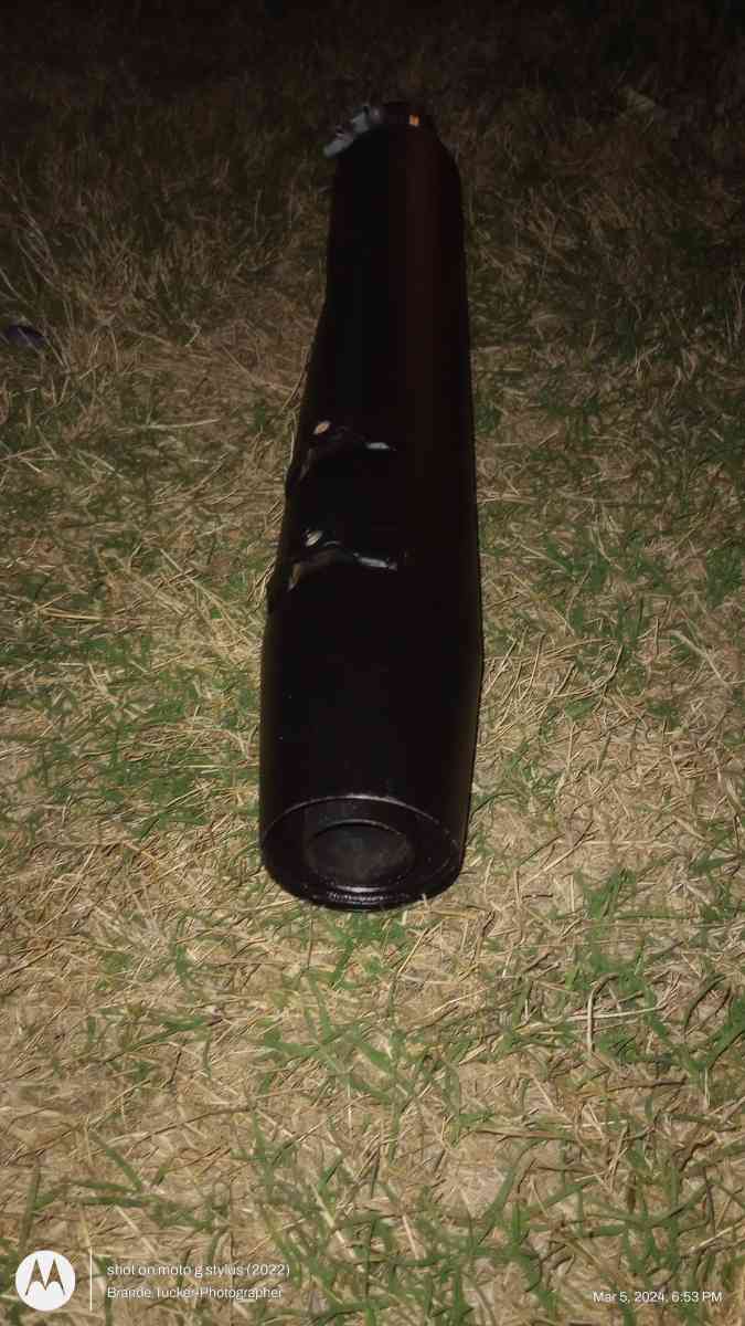 Harley Davidson Black Exhaust Pipe - Greenville, Texas - FleaMarketBay