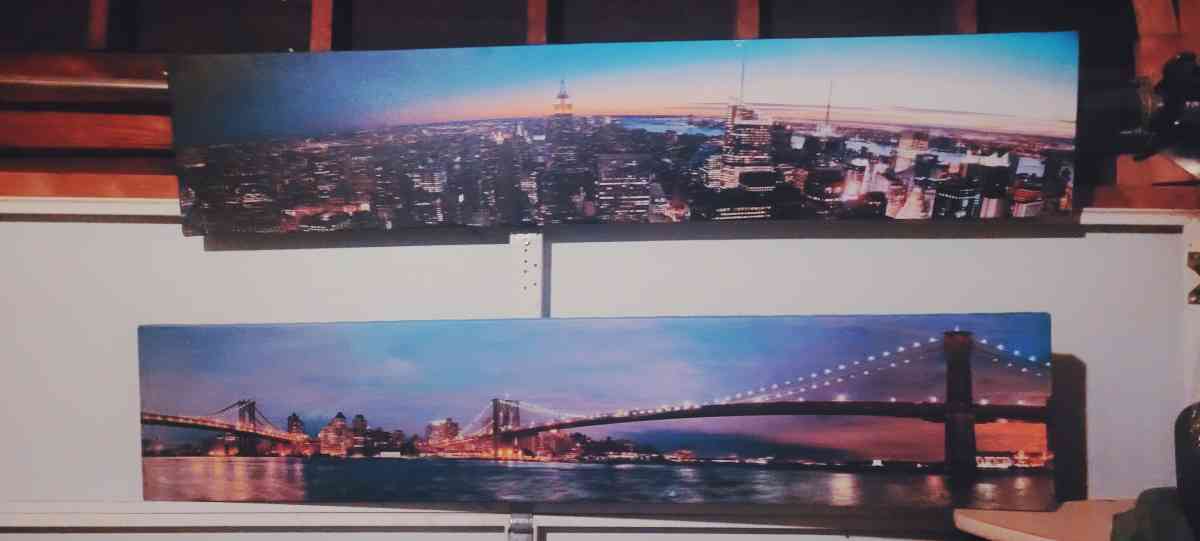 2 wall art Canvases - Shasta Lake, California