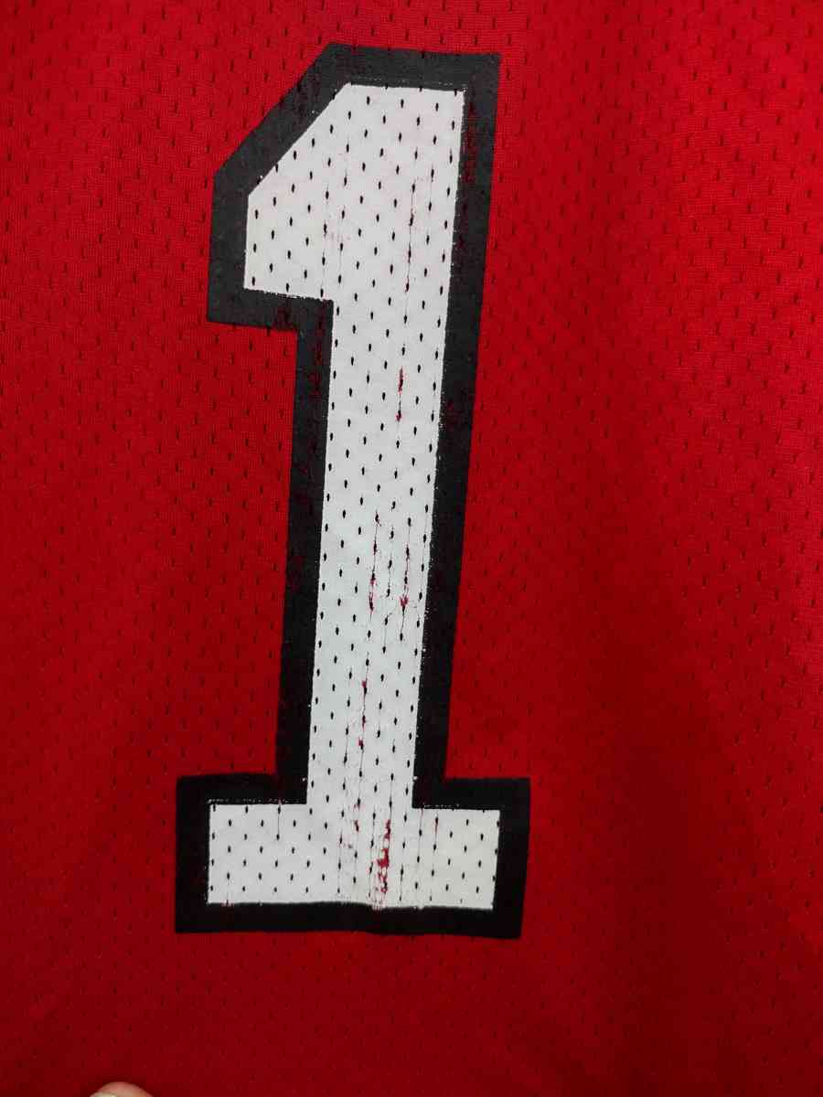 Under Armour Maryland Terrapins Terps Red White Jersey 1 - Jacksonville, Florida - FleaMarketBay