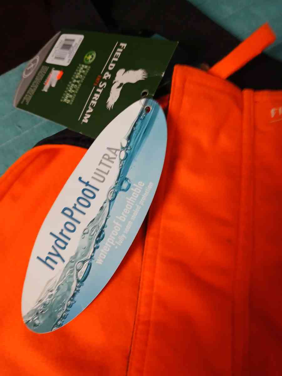 New mens orange specialty overalls - Texas City, Texas - FleaMarketBay