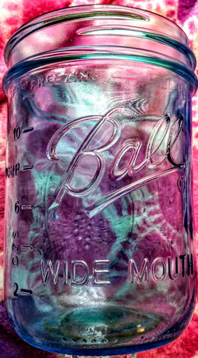 Ball Mason Jar Wine Glass - Muldrow, Oklahoma - FleaMarketBay