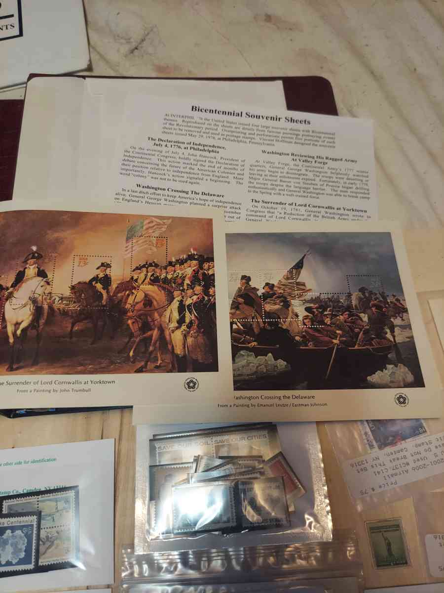 I have five hundred old post stamps and some books and some - Goodrich, Texas - FleaMarketBay