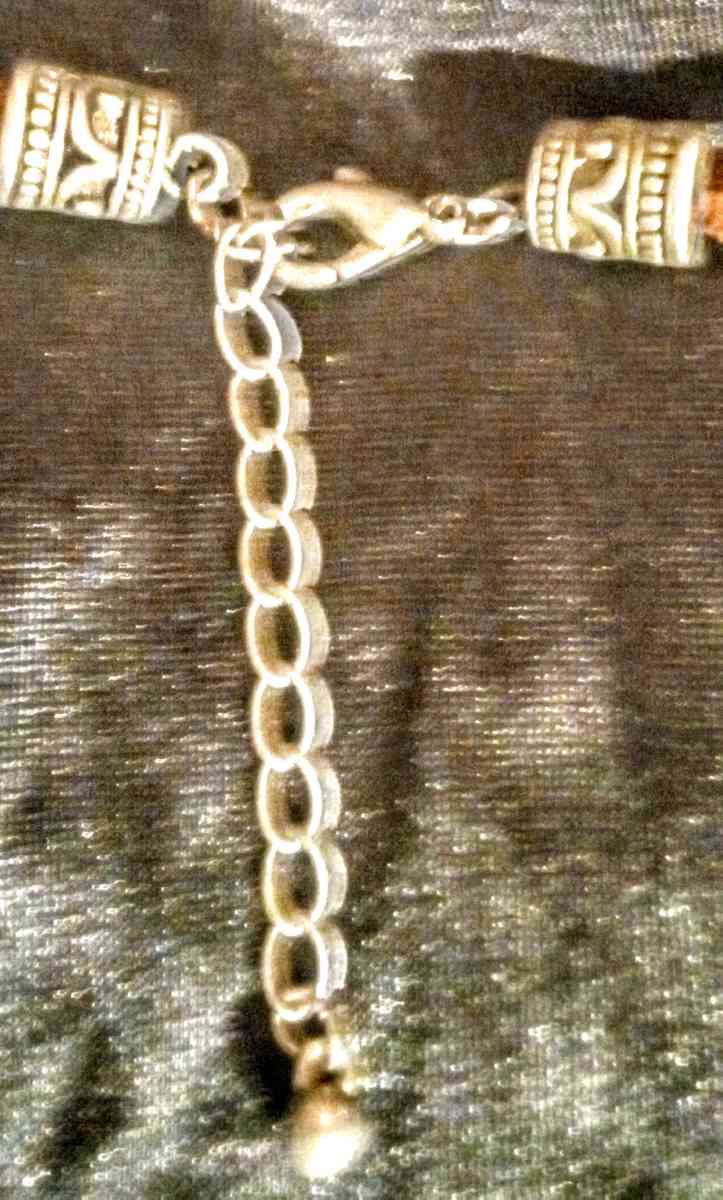 2 Brown Leather Strand with 4 Pendants - Muldrow, Oklahoma - FleaMarketBay