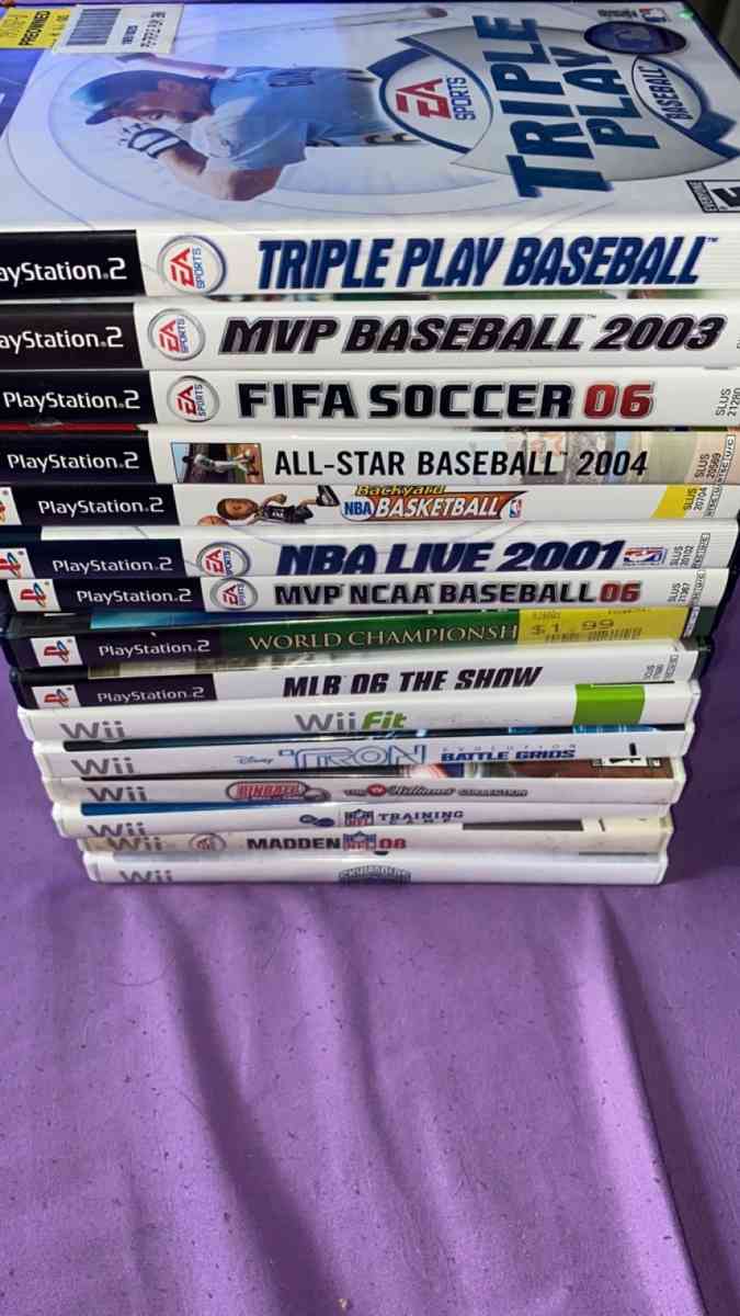 ps2 and wii games - Sparta, Tennessee