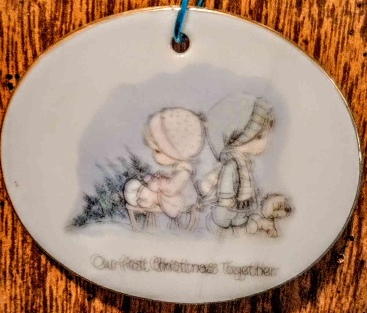 Precious Moments First Christmas Together Ornament - Muldrow, Oklahoma - FleaMarketBay