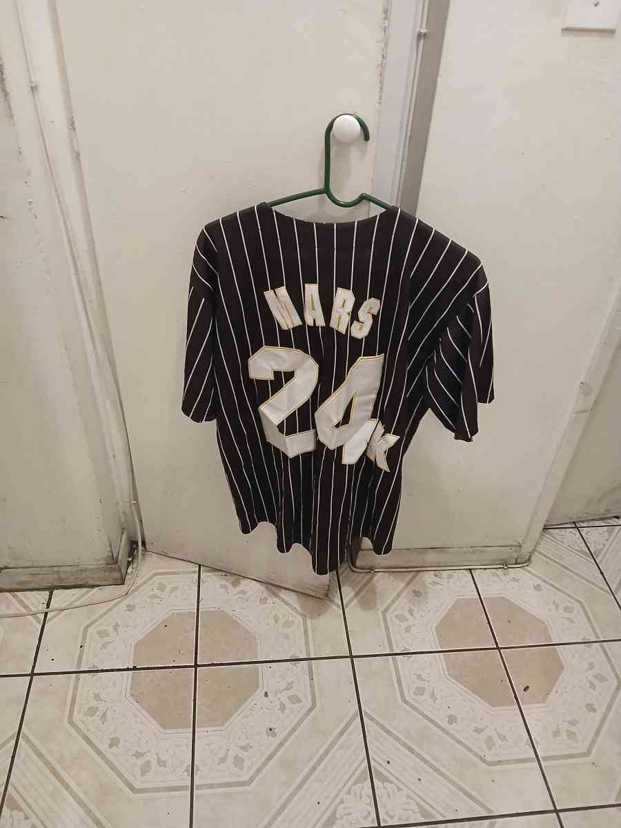 Bruno Mars Hooligans Baseball Jersey Black Shirt Size M - North Hollywood, California - FleaMarketBay