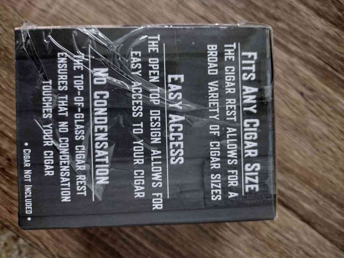 Ruckus Creations Old Fashioned Cigar Whiskey Glass - Jacksonville, Florida - FleaMarketBay