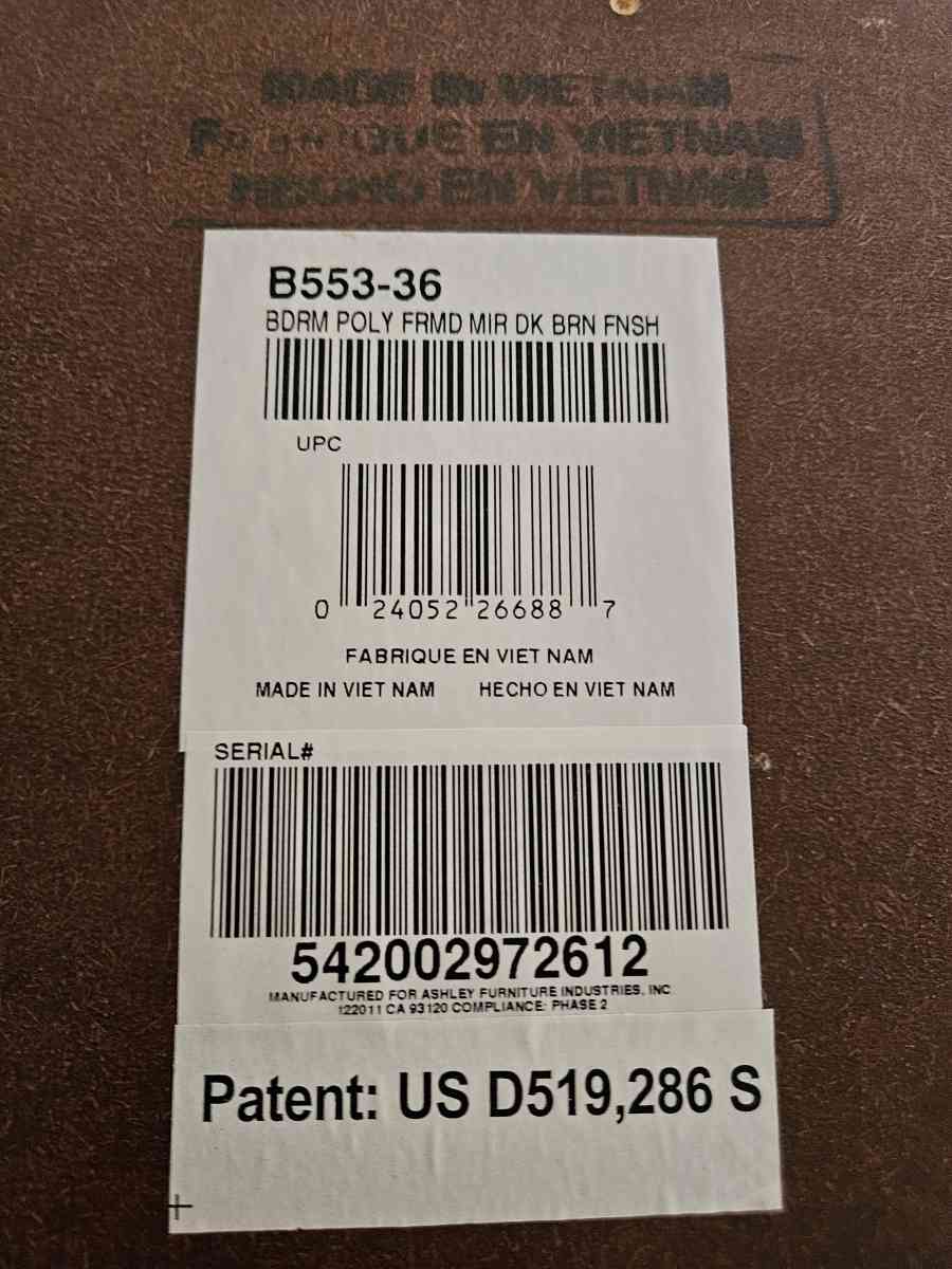 Northshore Marble Top 7pc King Bedroom Set by Ashley Furnitu - Hattiesburg, Mississippi - FleaMarketBay