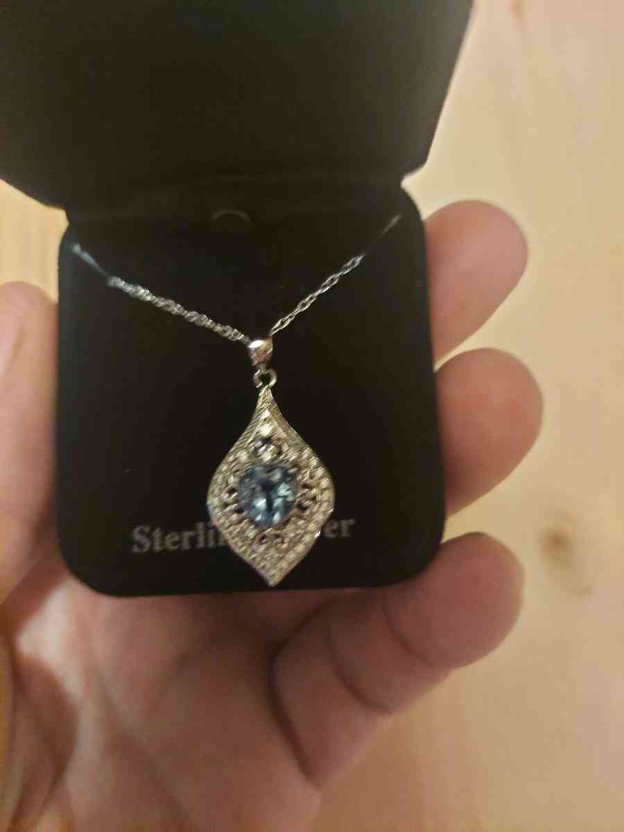 This is a nice sterling silver necklace  very nice - Goodrich, Texas