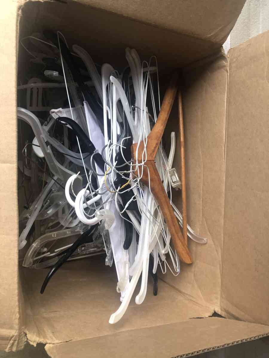 Box of Hangers - Bolingbrook, Illinois