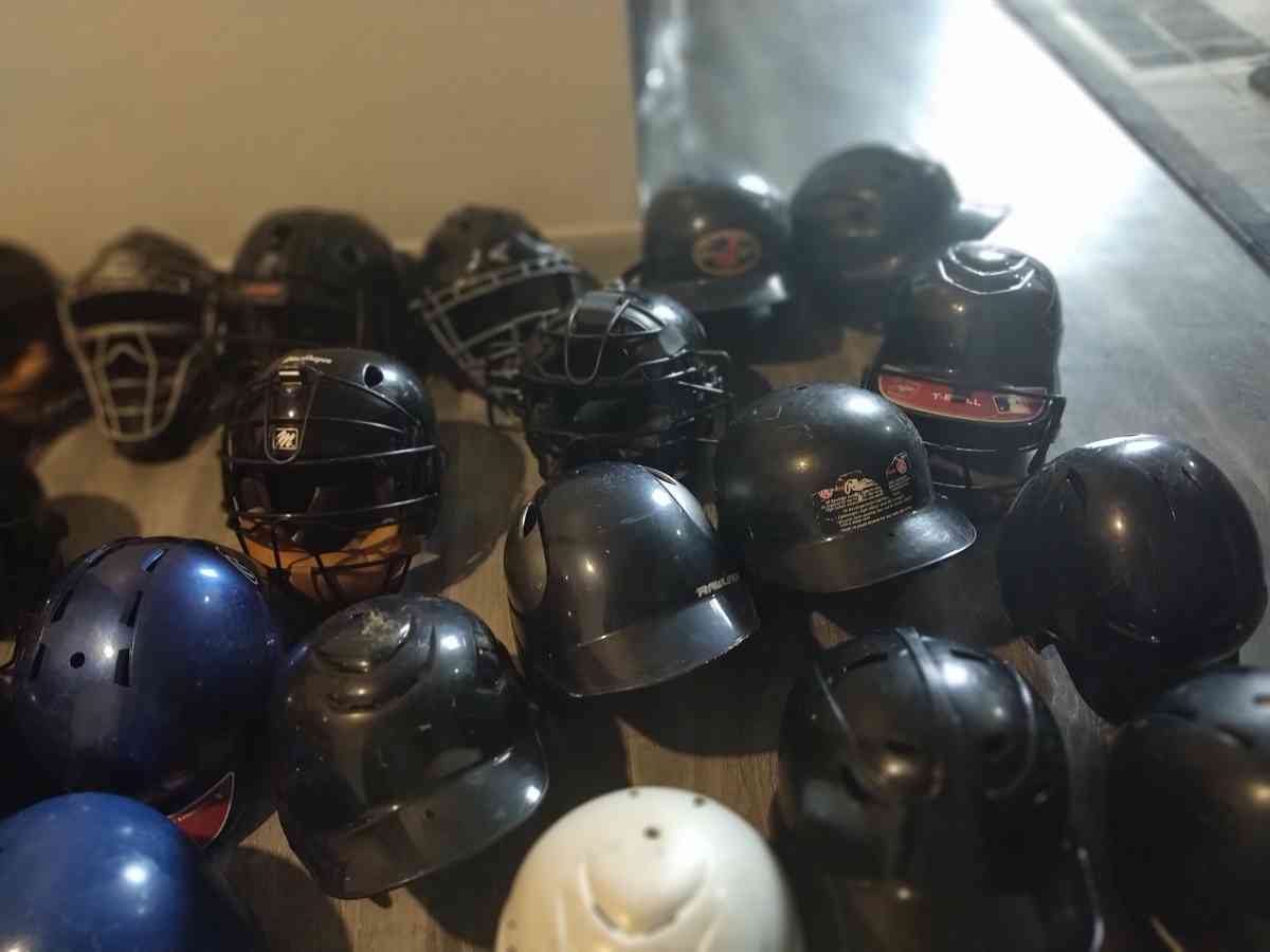 little League catcher gear baseball bats and helmets - Houston, Texas - FleaMarketBay