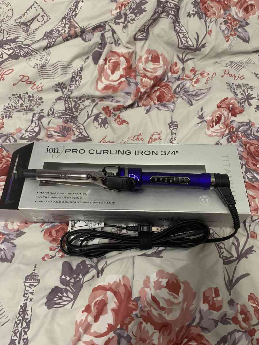 Ion Pro curling iron 3 4 - Phelan, California - FleaMarketBay