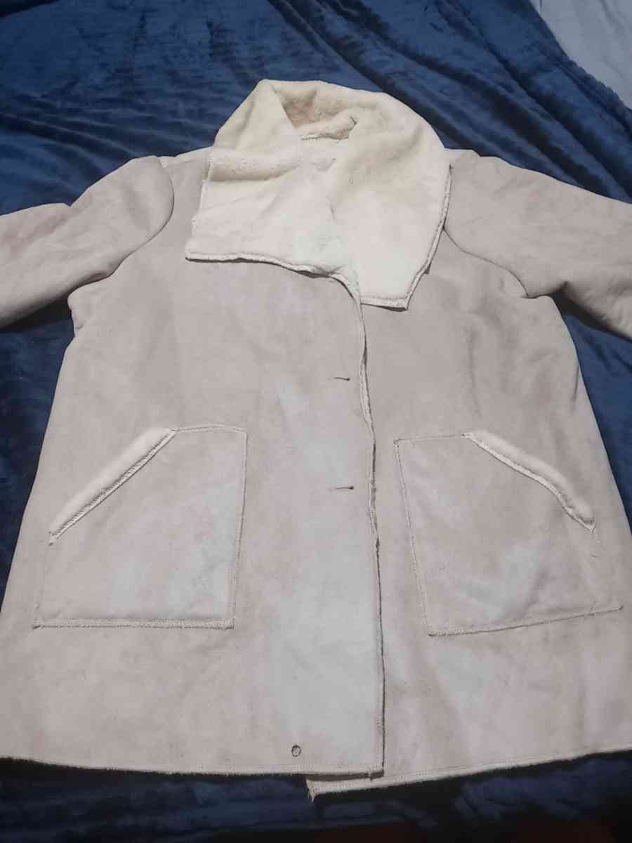 suede womens coat used - Chicago, Illinois