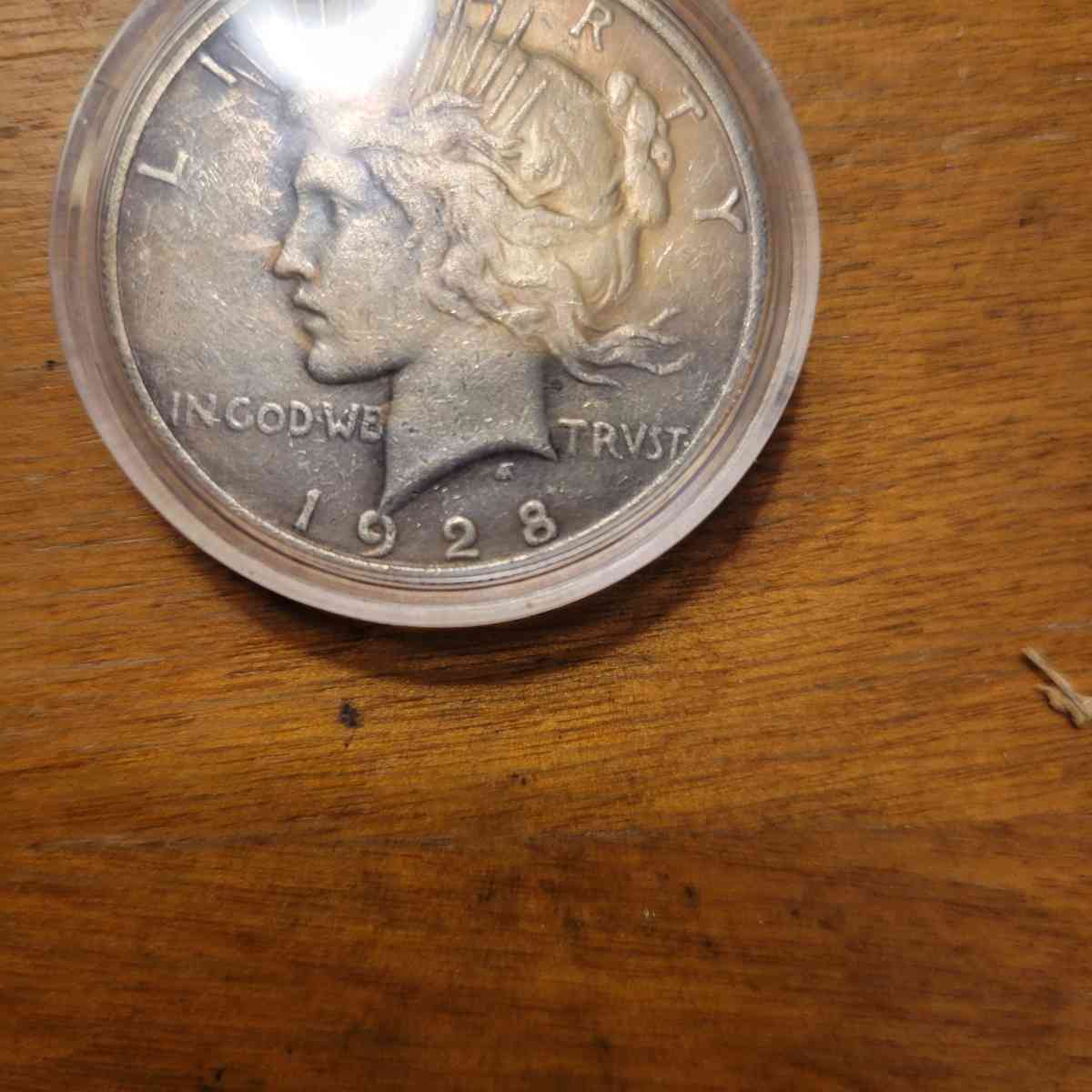 rare date 1928 s peace dollar silver - Omaha, Nebraska - FleaMarketBay