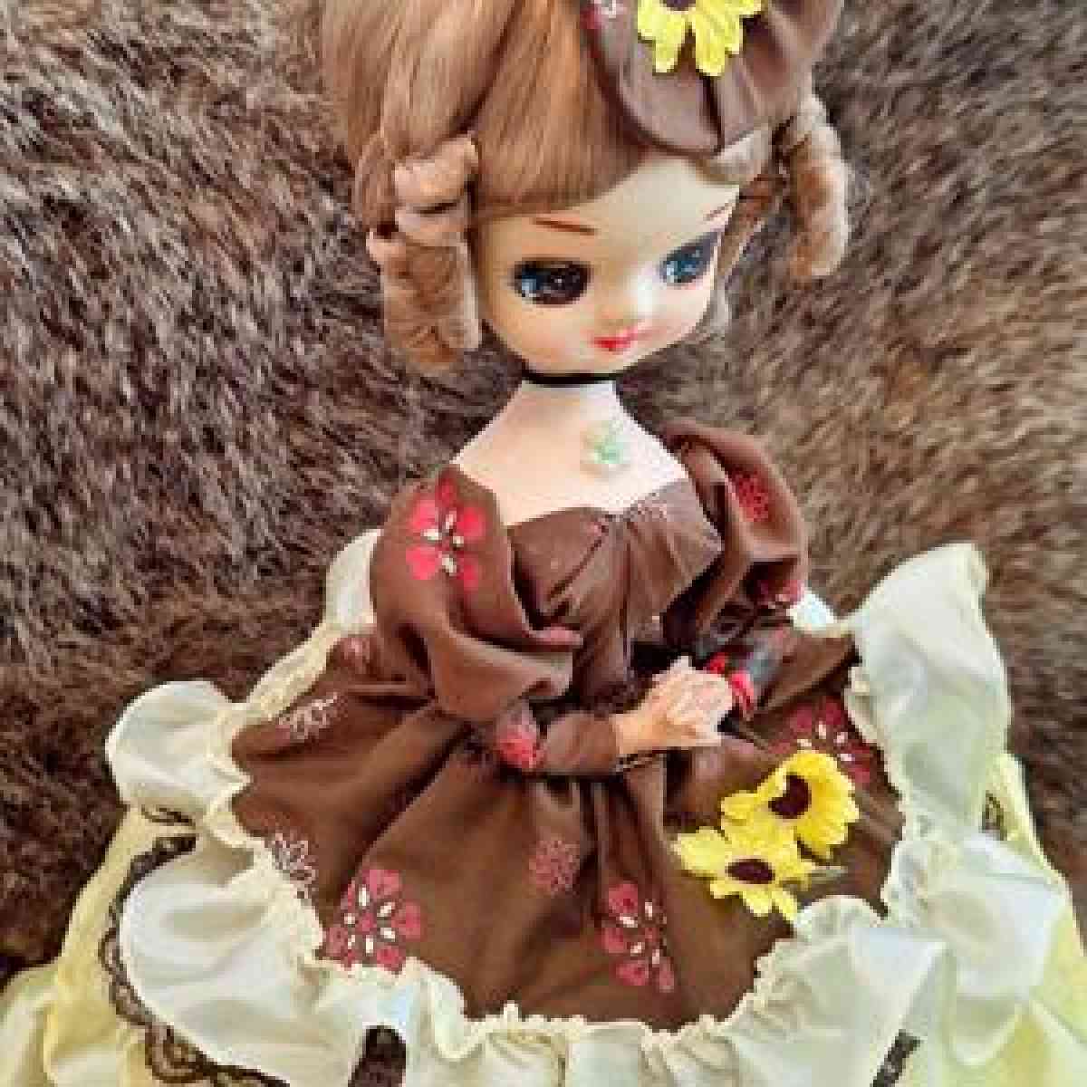 Vtg 1960s BigEyed Bradley Doll RARE COLLECTABLE - Edgewood, New Mexico