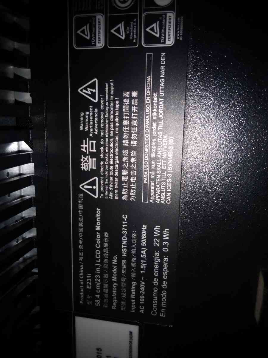 HP computer monitor - South New Berlin, New York - FleaMarketBay