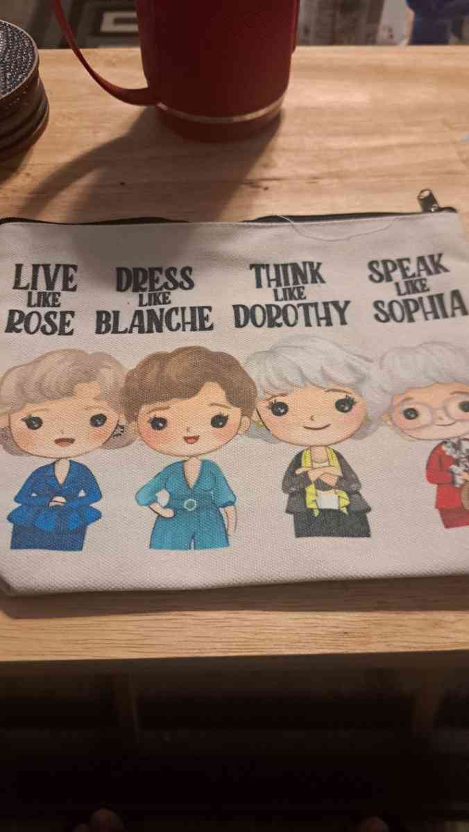 golden girls make up bag  cash  only - Porterville, California