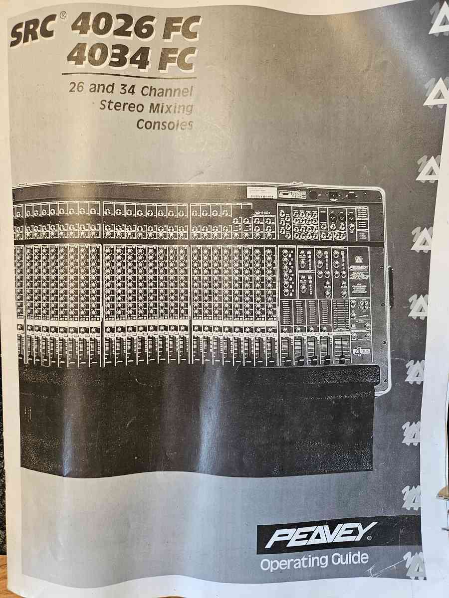 Peavey SRC 4034 34 Channel Stereo Mixing Console with Case - Dublin, Ohio - FleaMarketBay