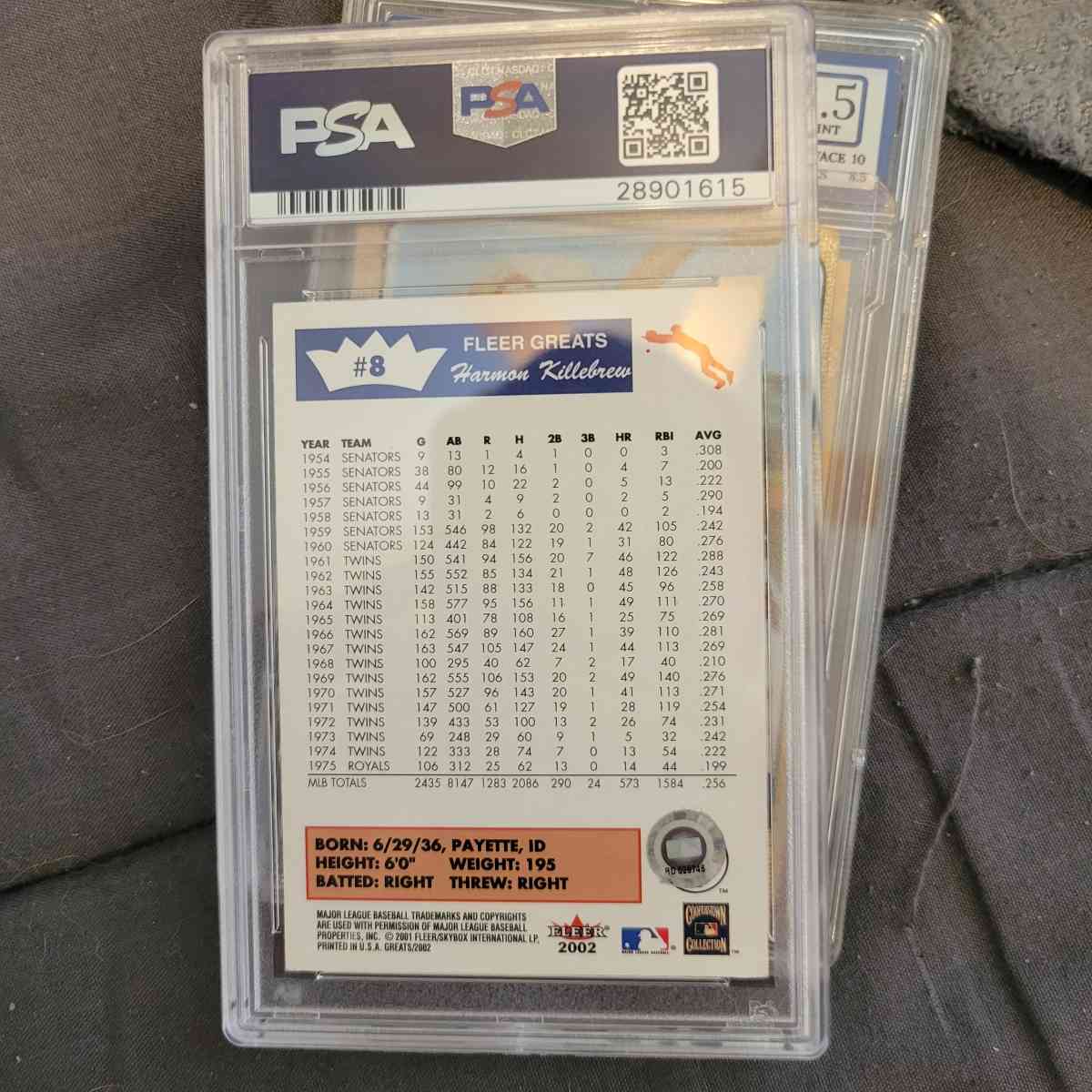 harmon killebrew signed baseball card - Omaha, Nebraska - FleaMarketBay