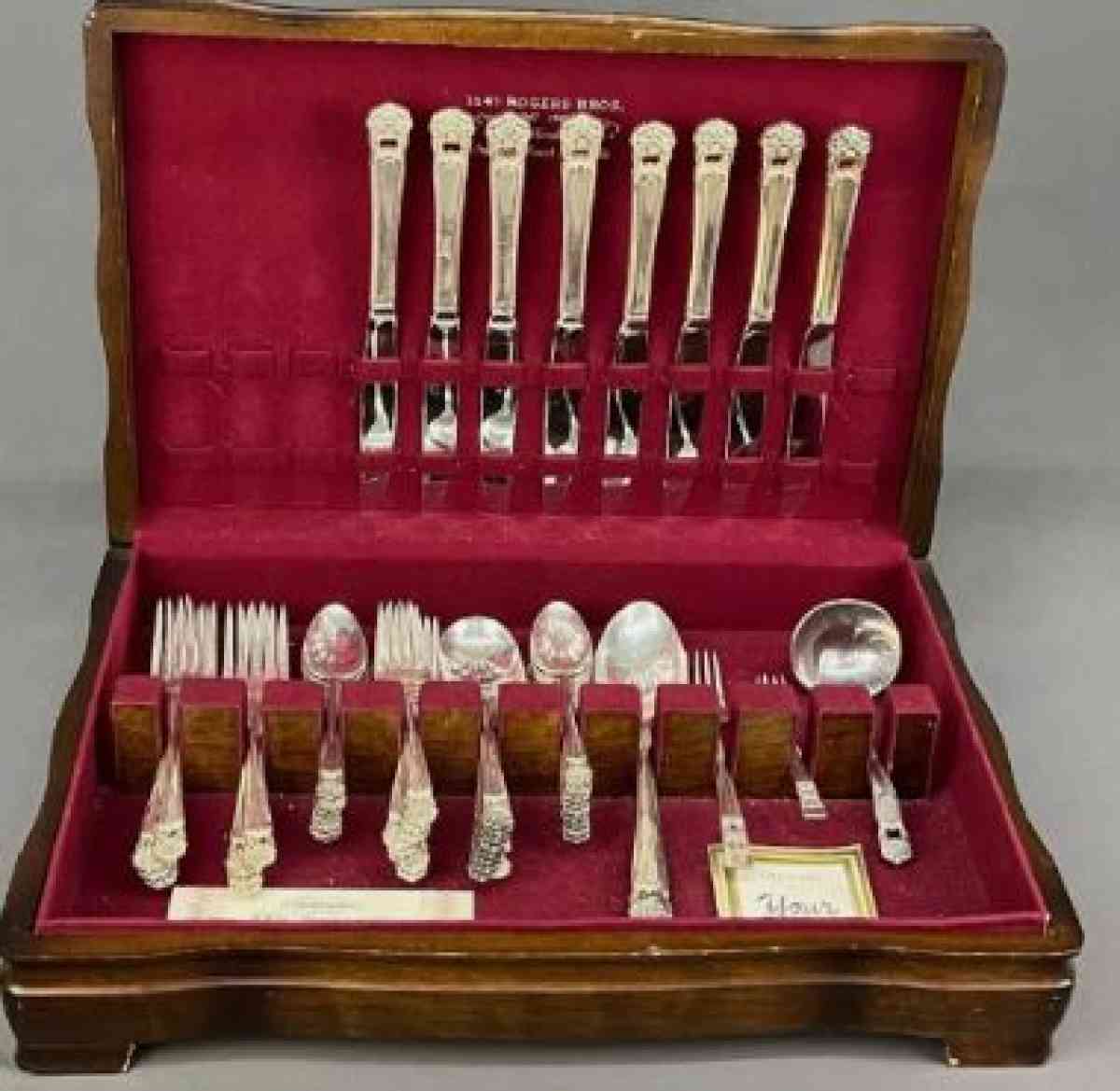 two box sets of steeling silver silverware vintage - South Solon, Ohio