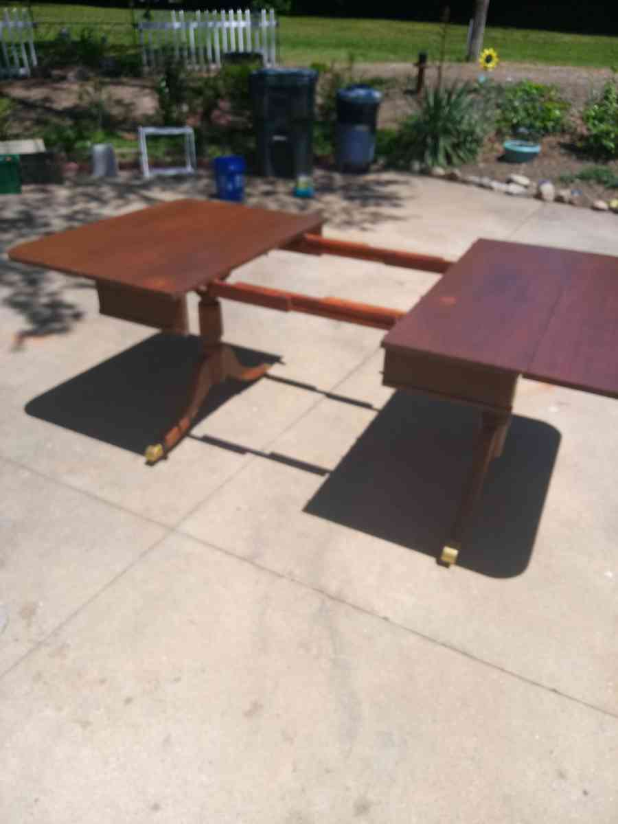 1940s Antique Regency style dinning room table - Taylors, South Carolina - FleaMarketBay