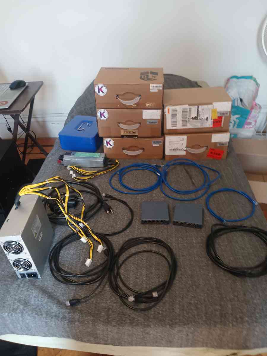 Goldshell miners and power supplies all of them - Attleboro, Massachusetts - FleaMarketBay