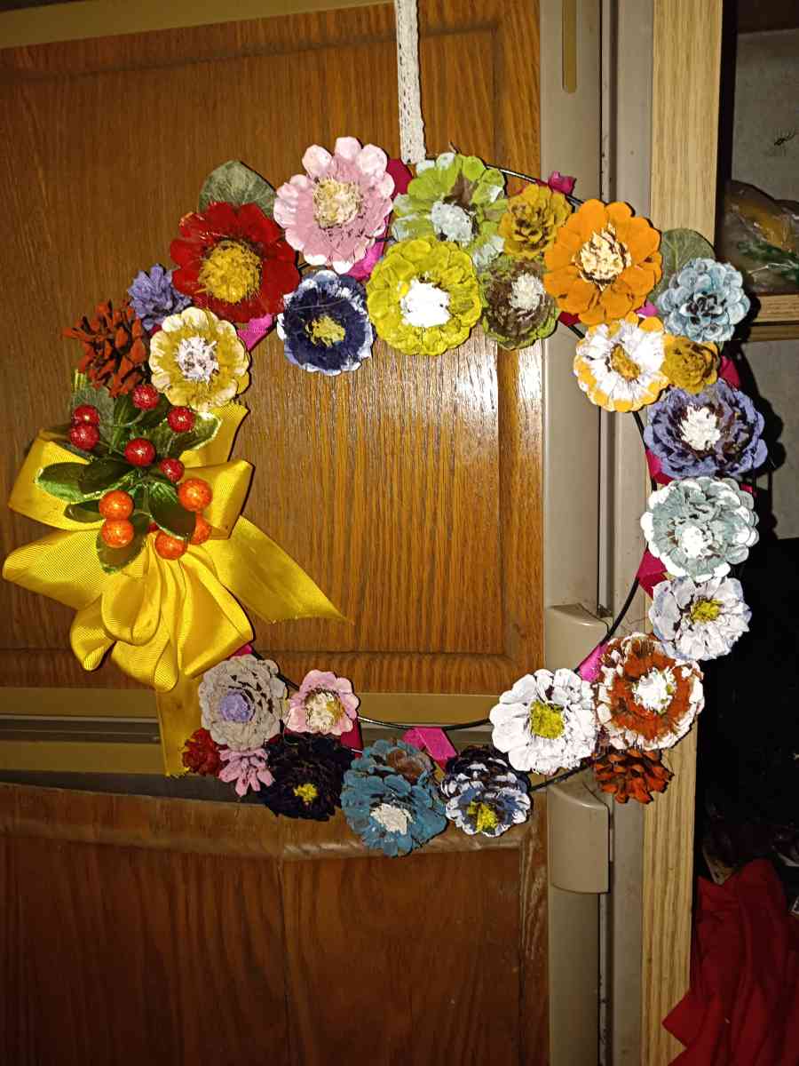 pine cone wreaths - Smiths Station, Alabama