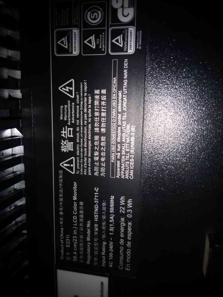 HP computer monitor - South New Berlin, New York - FleaMarketBay