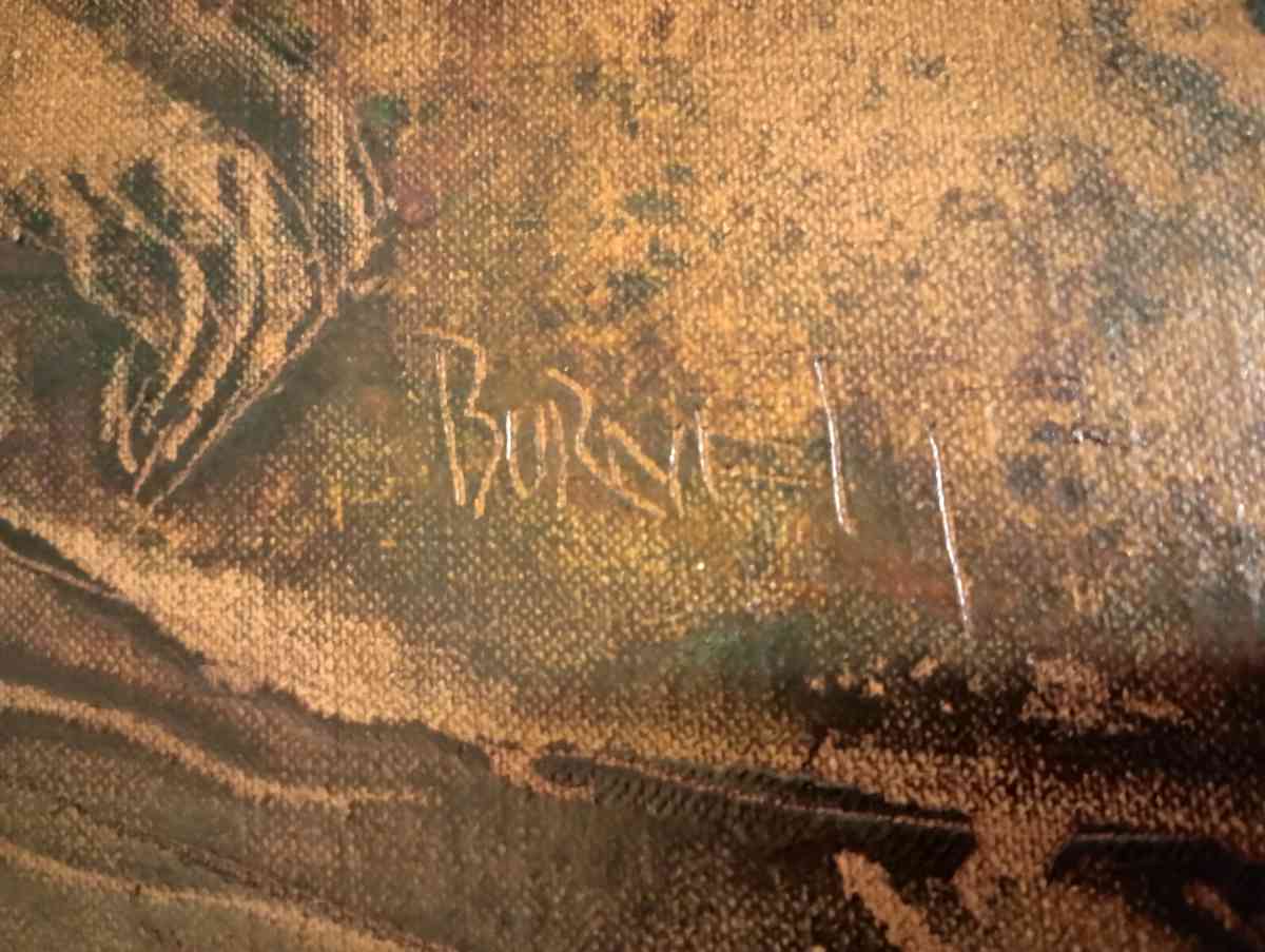 Painting by BURNETT - Hot Springs National Park, Arkansas - FleaMarketBay