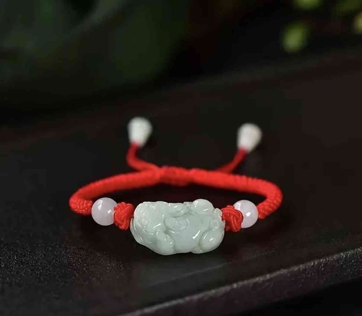 red string jade jadeite pi Xiu dragon - Pasadena, California