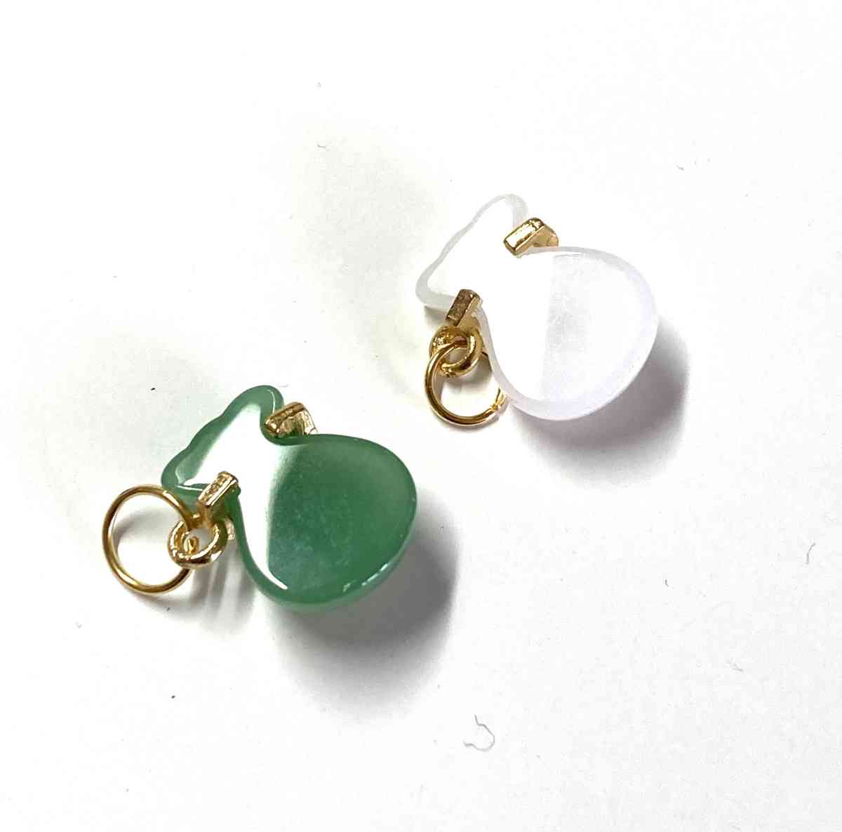 2pcs Jade Jadeite Money Pocket Pendant Necklace - Pasadena, California - FleaMarketBay