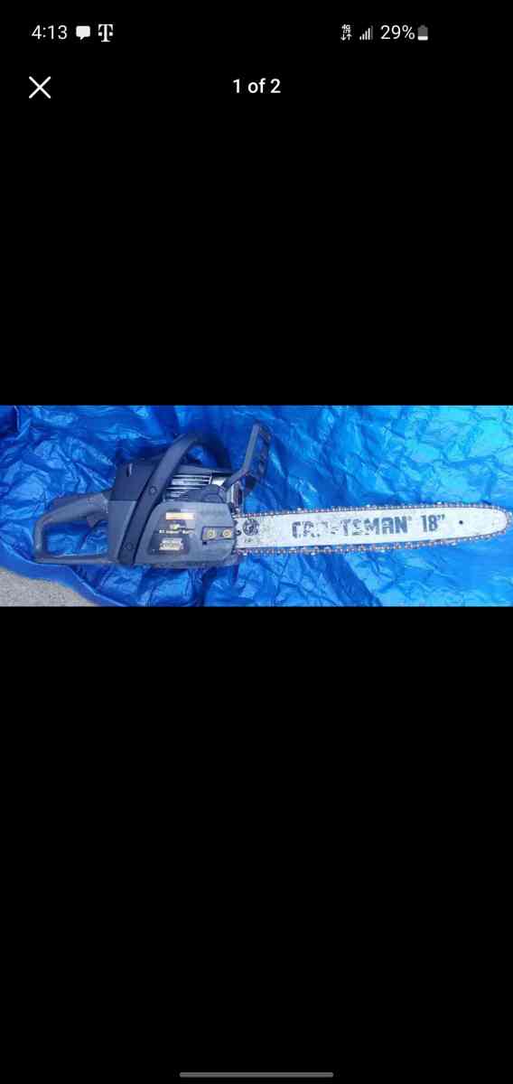18 craftsman gas power chainsaw - Alameda, California