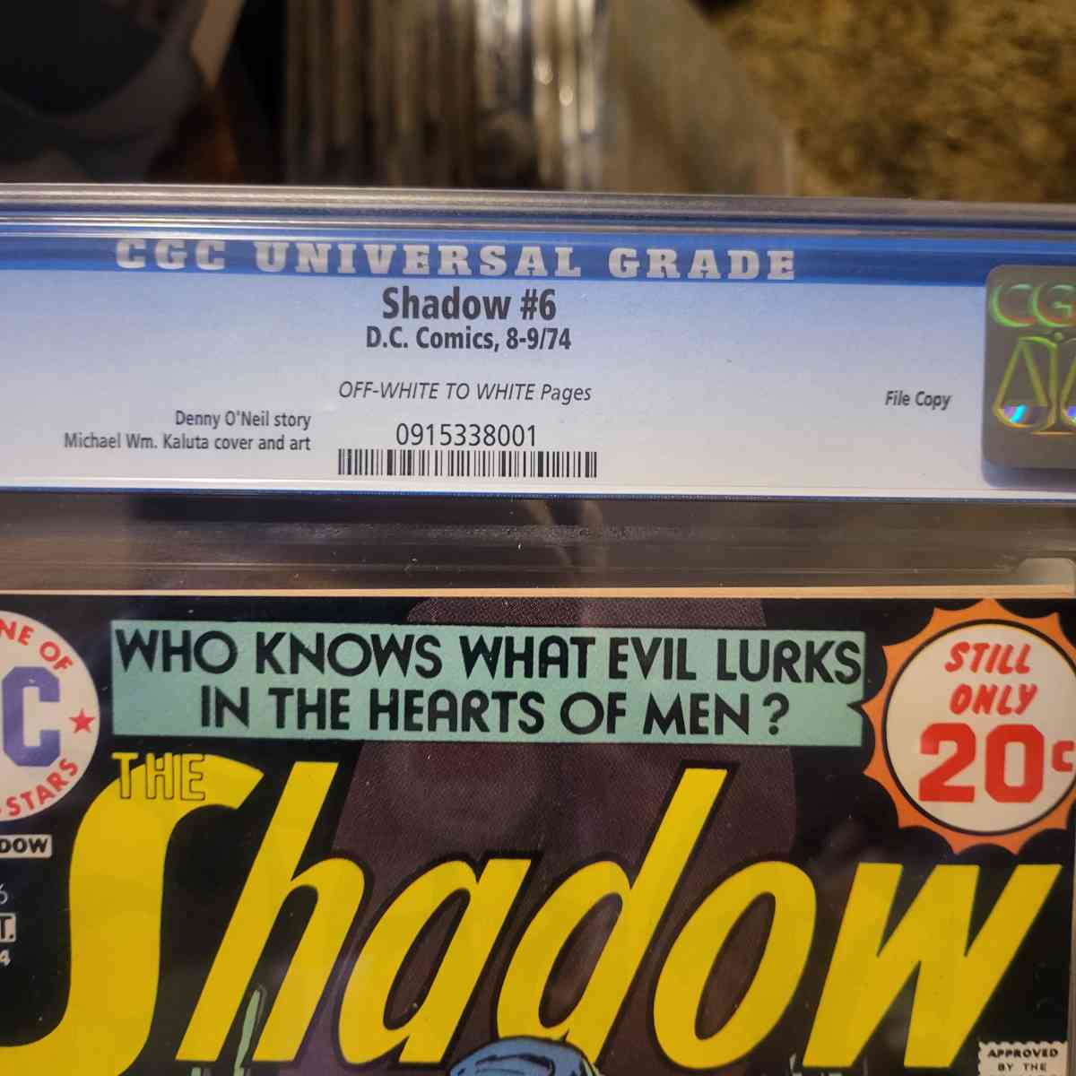 The Shadow no6 9pt6 CGC File Copy - Oakdale, Louisiana - FleaMarketBay