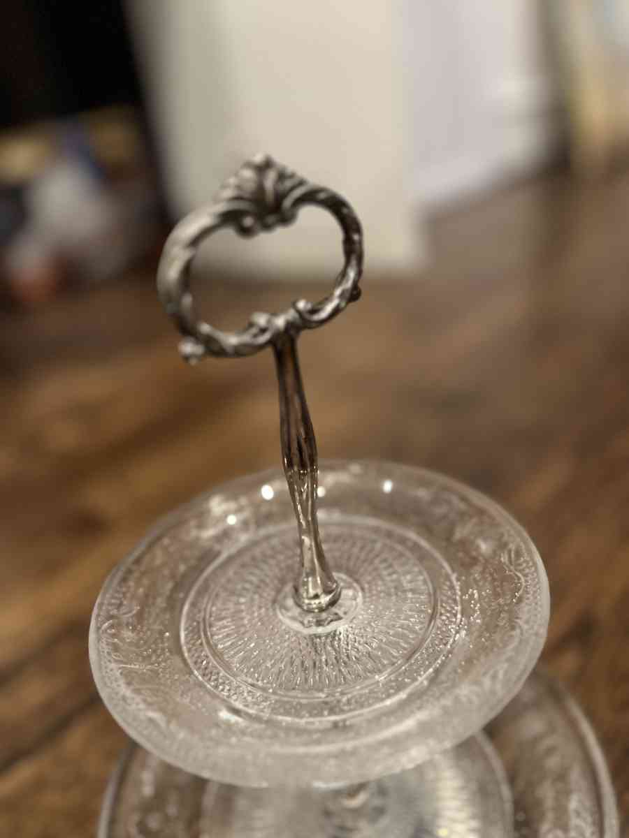 2 Layer Glass Stand for desserts - Flower Mound, Texas