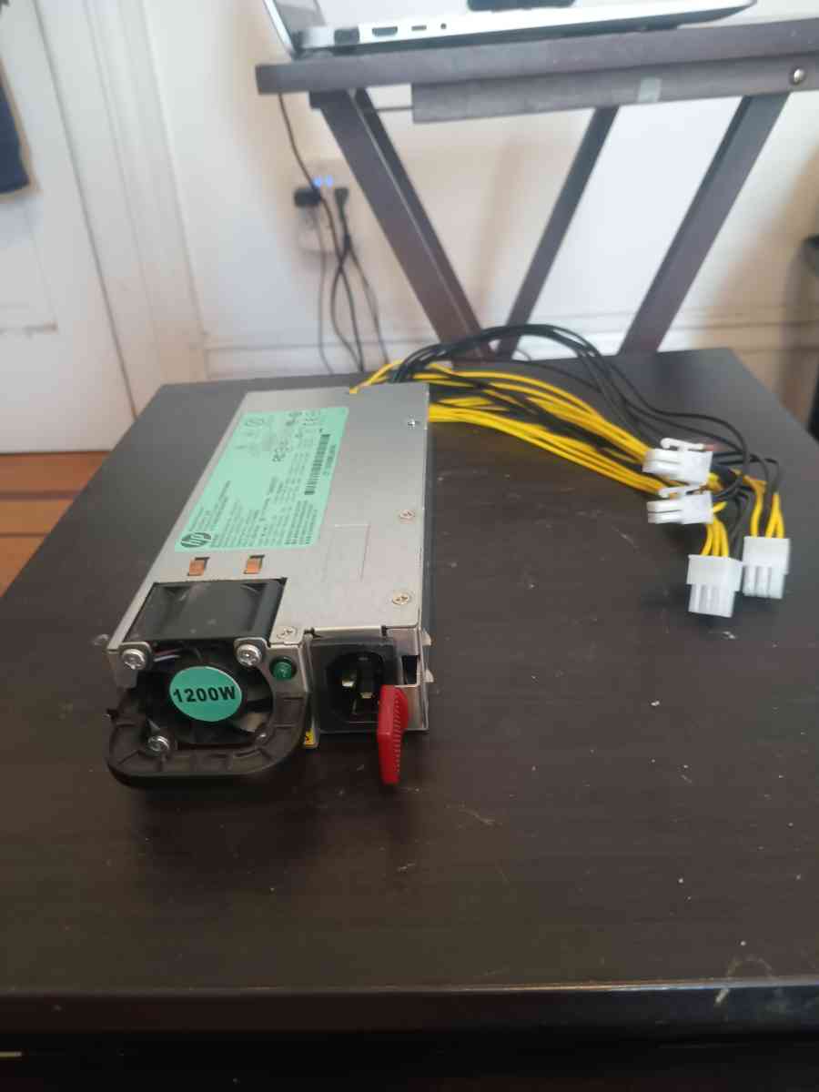 hp 1200 watt p0wer supply for the box miners - Attleboro, Massachusetts