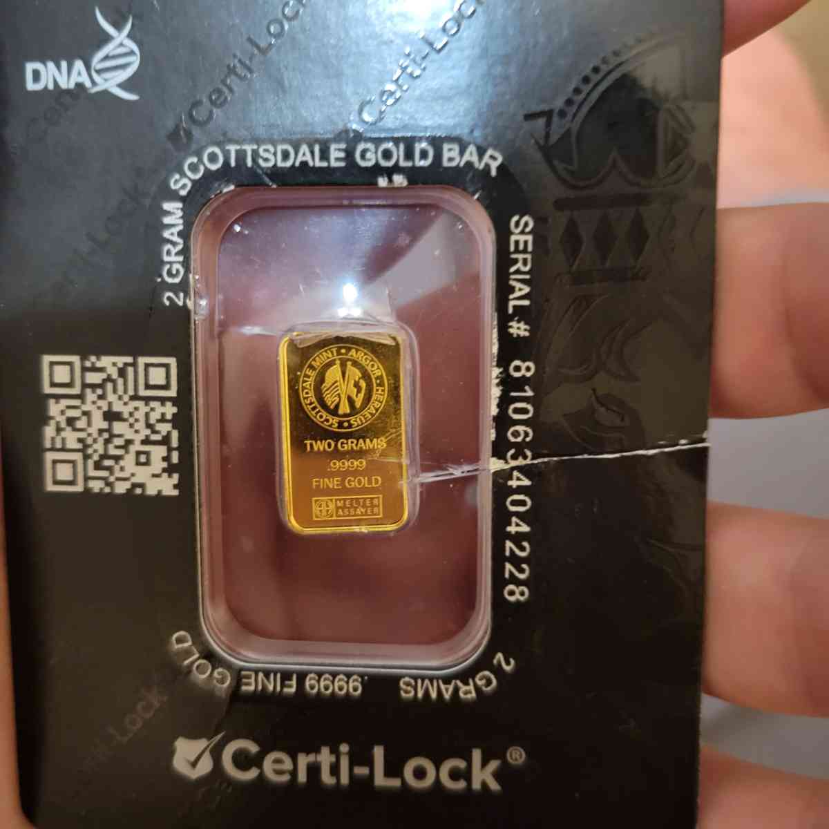 2 gram scottsdale gold bar - Omaha, Nebraska - FleaMarketBay
