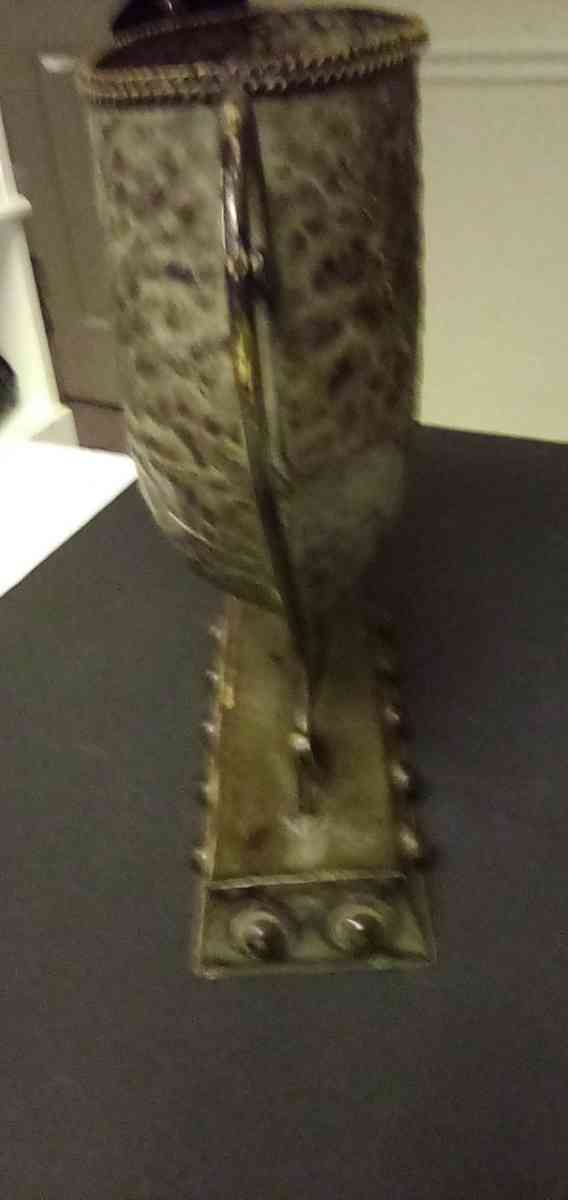 big metal bronze vase maybe its antique - Albany, Georgia - FleaMarketBay