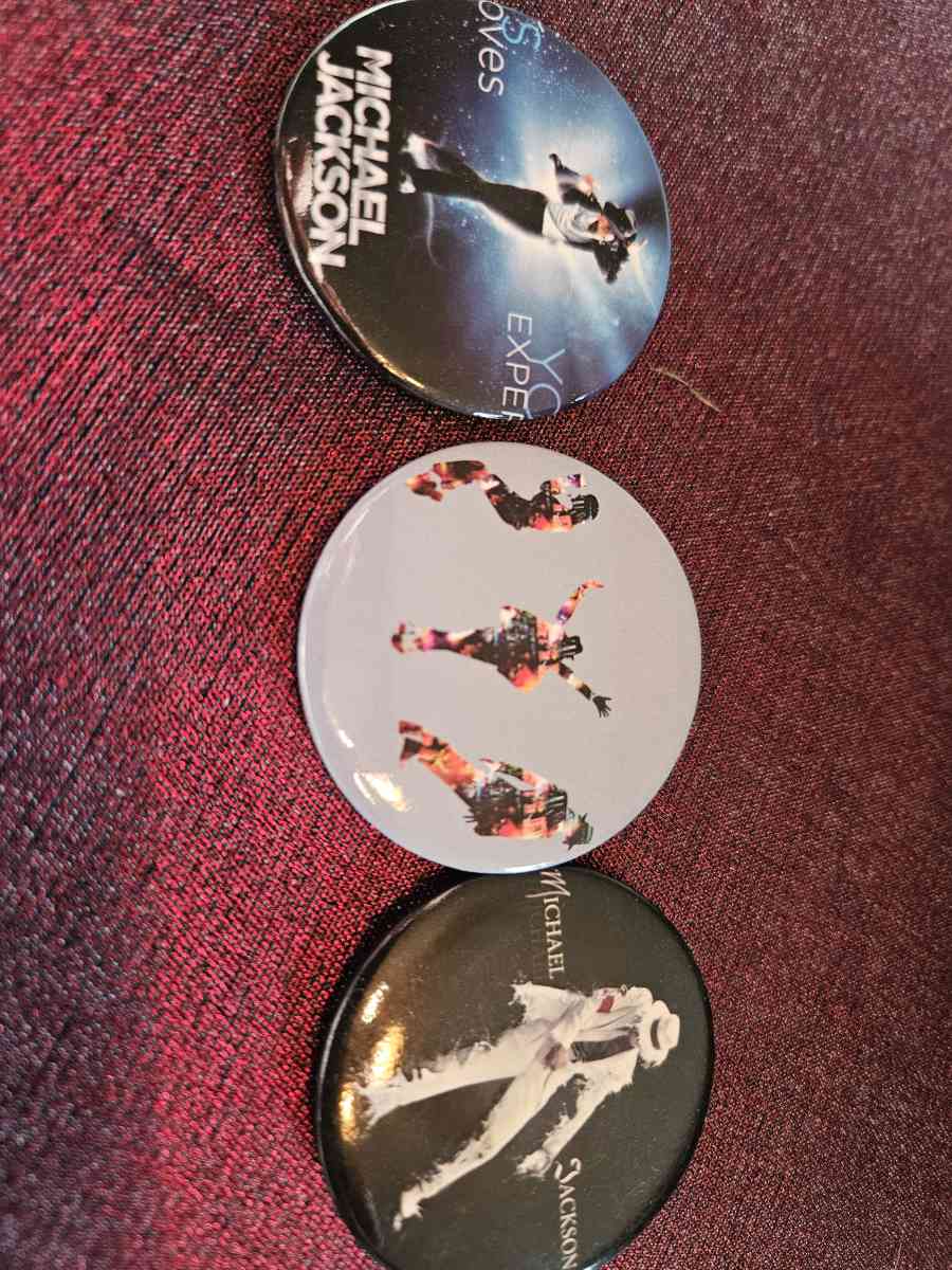 RARE Collectible Michael Jackson Pins - Dublin, Ohio - FleaMarketBay