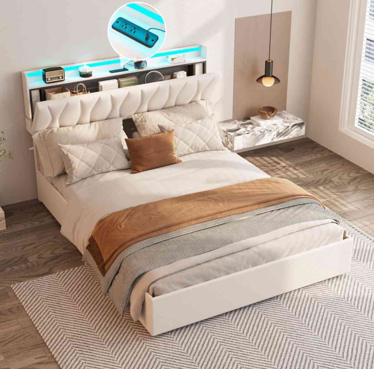 lift up storage bed - Miami, Florida - FleaMarketBay