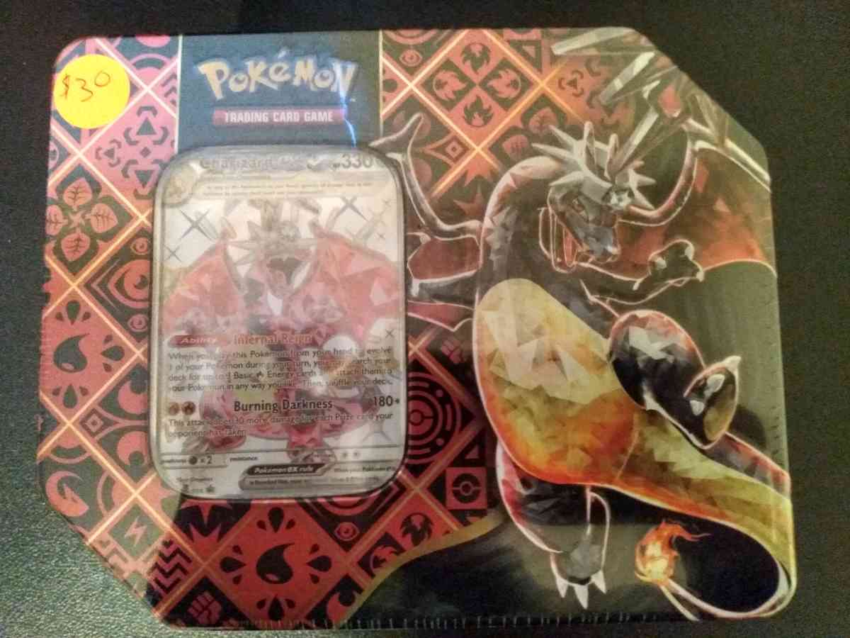 Pokemon Charizard Ex Tin - Houston, Texas