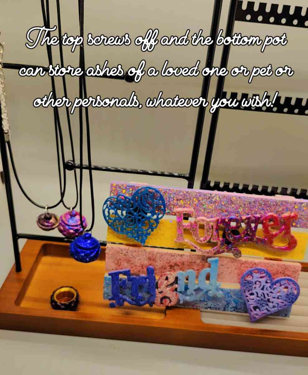 Lotus Flower Pendant Necklace and or Magnet Board - Wilkes Barre, Pennsylvania - FleaMarketBay