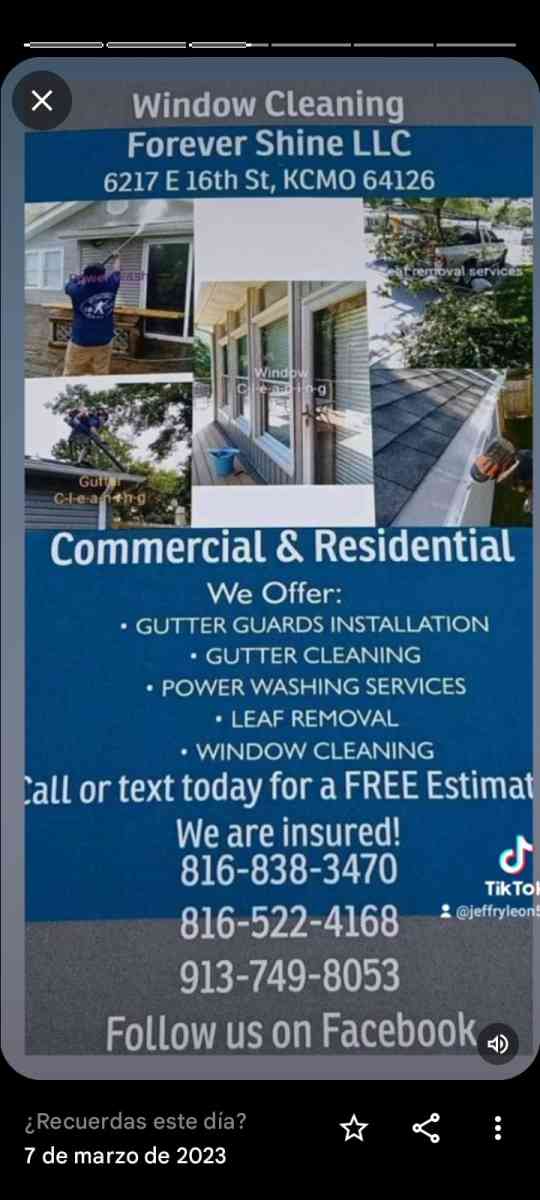 Gutter cleaning for sale - Jackson, Missouri - FleaMarketBay