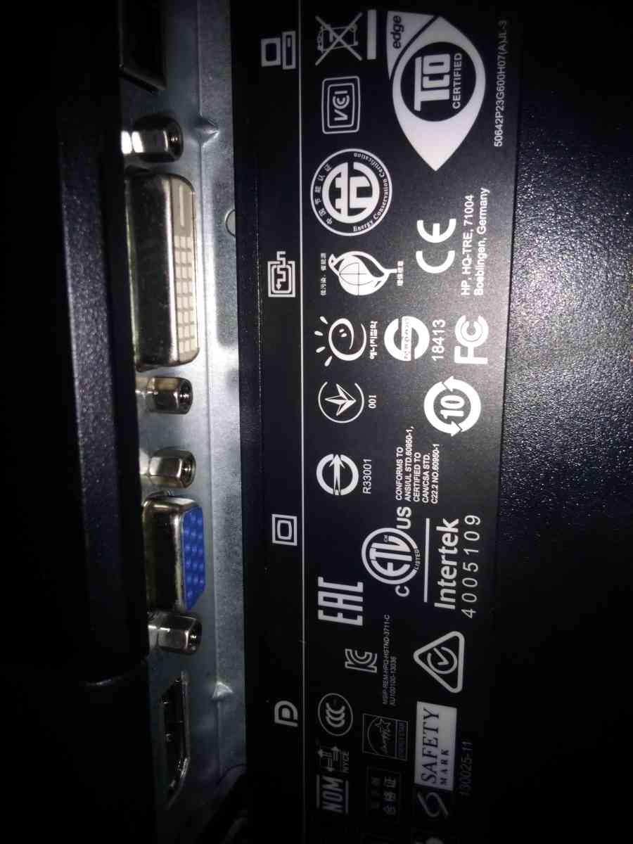 HP computer monitor - South New Berlin, New York - FleaMarketBay