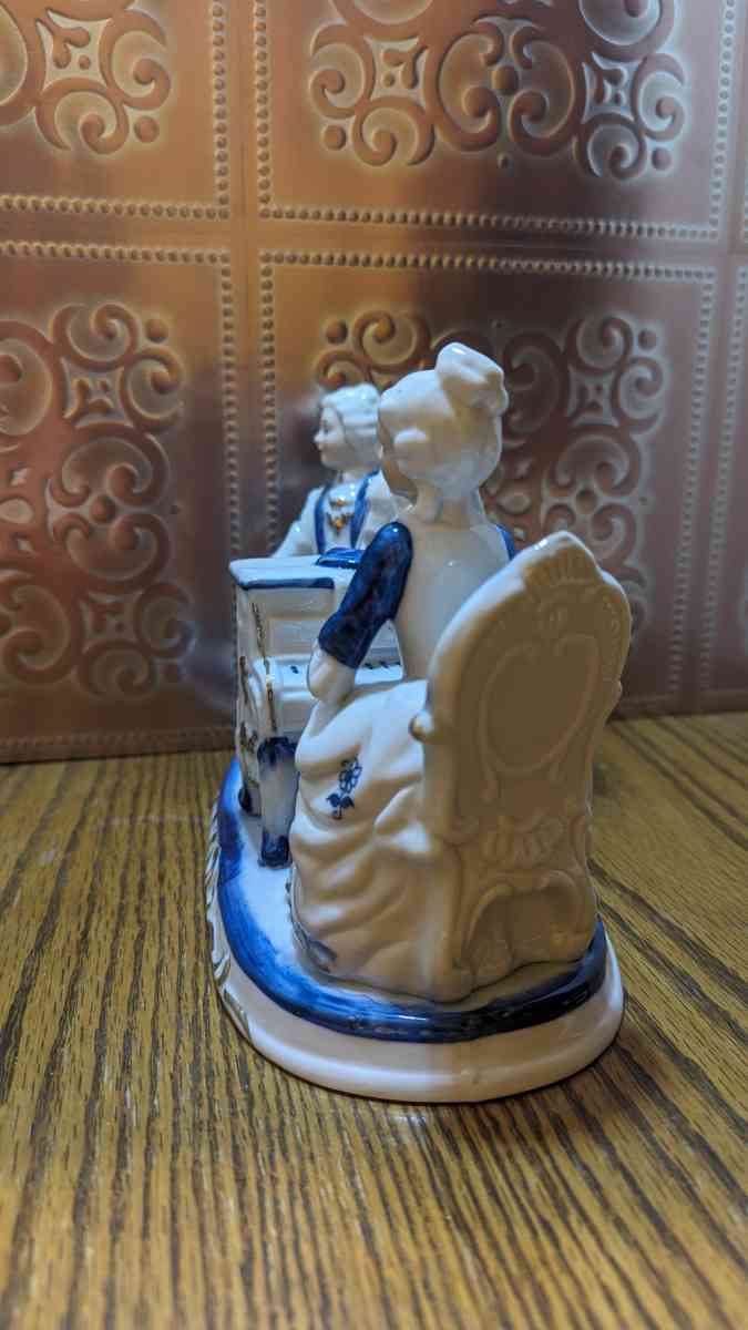 Vintage Victorian Man and Woman Playing a Violin and a Piano - Phoenix, Arizona - FleaMarketBay
