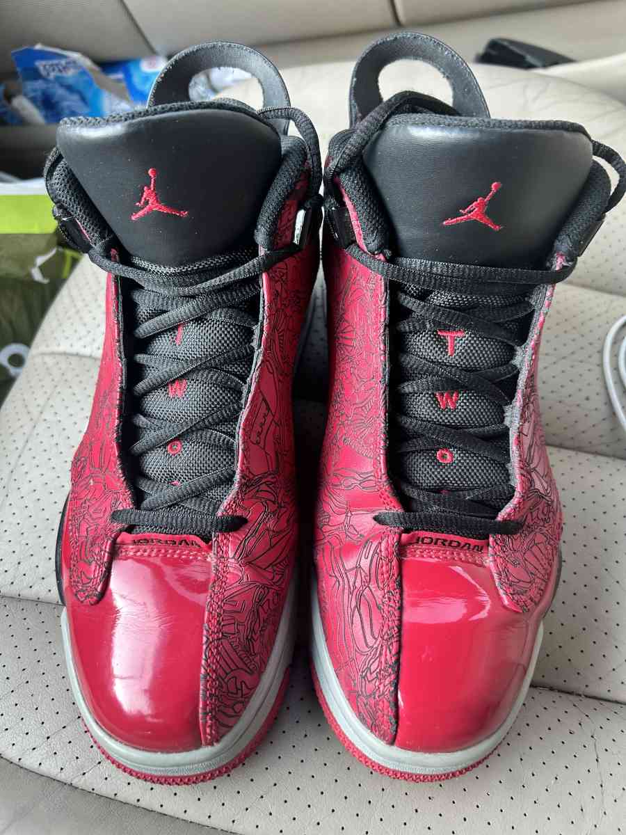Jordan dub zeros gym red size 9 mens in great condition - Austin, Texas - FleaMarketBay