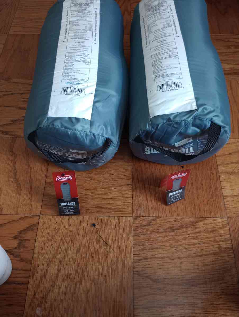 Coleman tidelands sleeping bags - Richmond, Virginia - FleaMarketBay