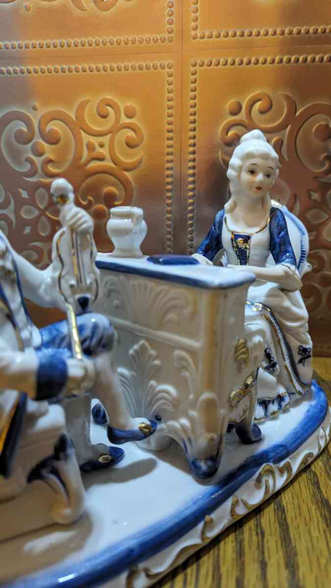 Vintage Victorian Man and Woman Playing a Violin and a Piano - Phoenix, Arizona - FleaMarketBay