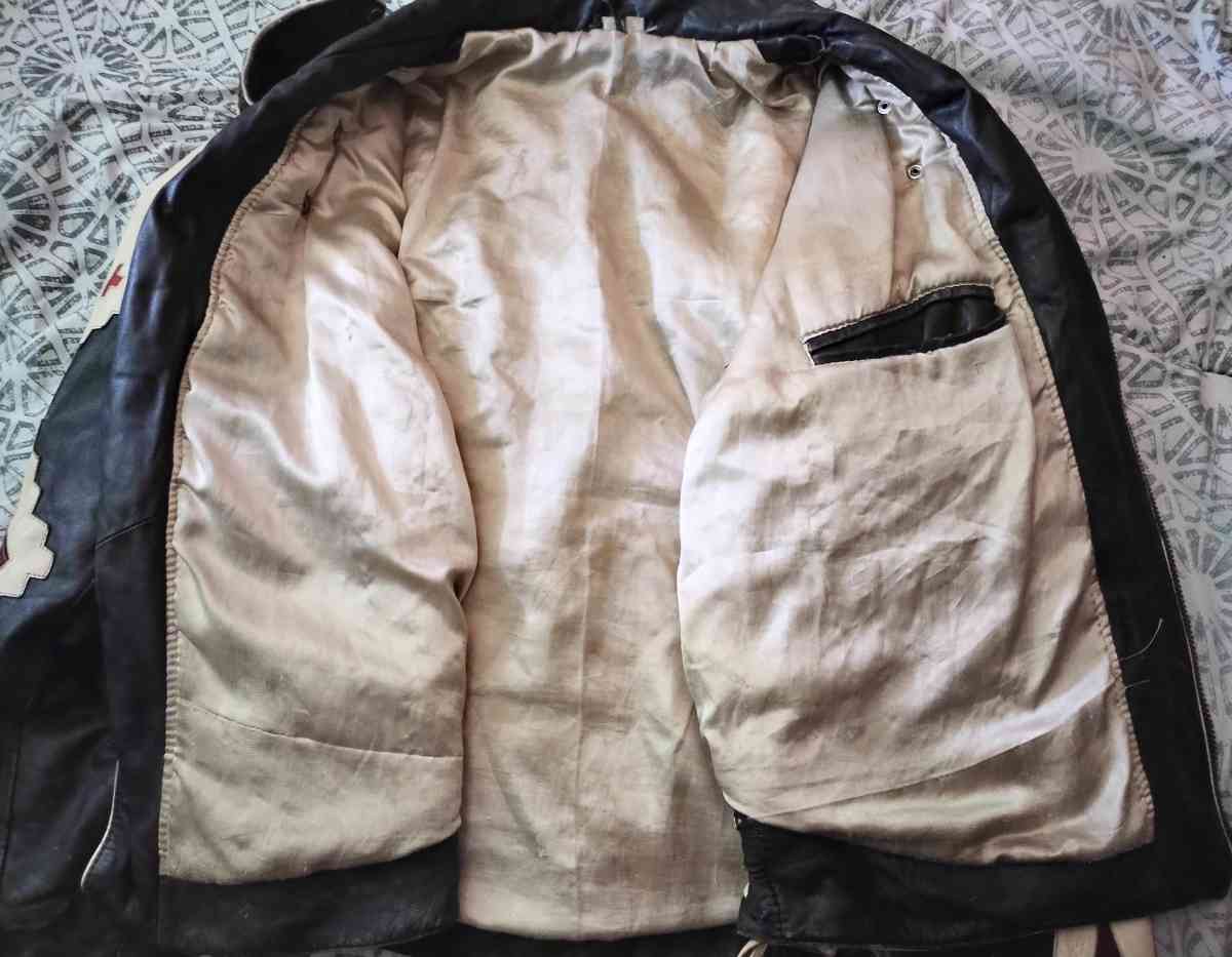 vintage 80s leather motorcycle jacket - Greensboro, North Carolina - FleaMarketBay