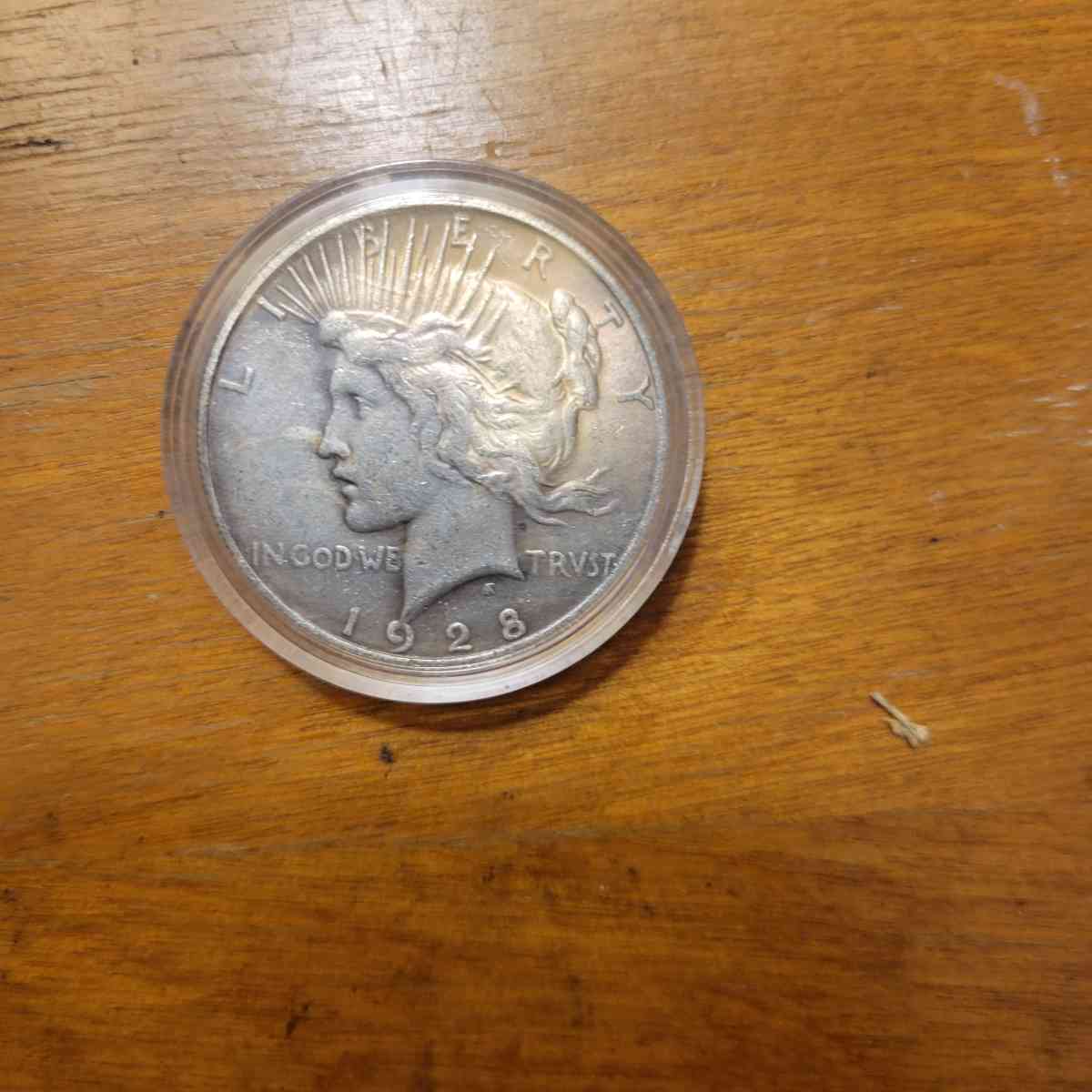 rare date 1928 s peace dollar silver - Omaha, Nebraska - FleaMarketBay