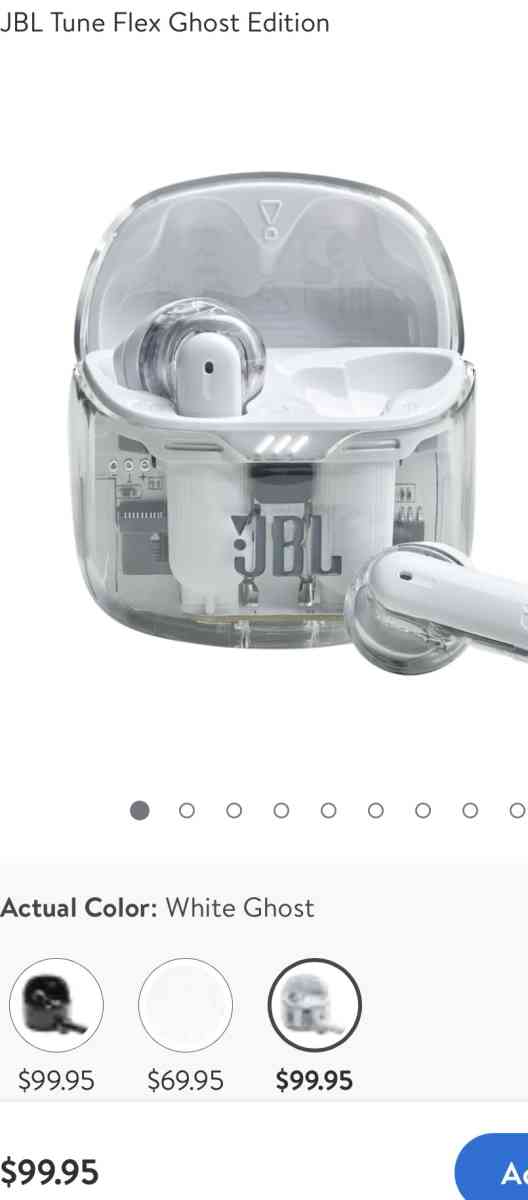 JBL Pure Bass Zero Noise Tune Flex Wireless Ear Buds - Irvine, California - FleaMarketBay